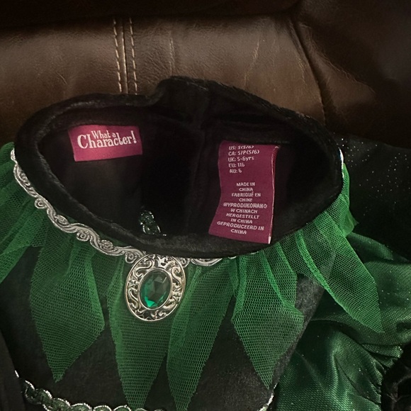 Acler Mystical Green and Black Kids Costume - Picture 4 of 6